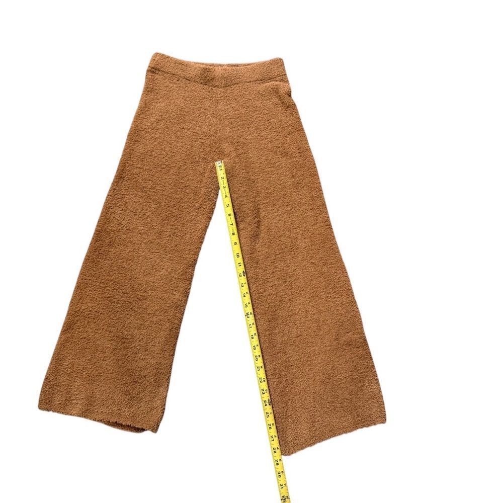 Cozy Tan Women's Plush 2-Piece Top & Pants Loungewear Set S - Picture 8 of 11